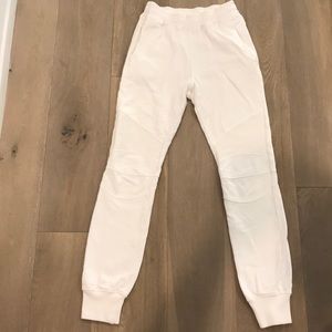 Balmain white joggers